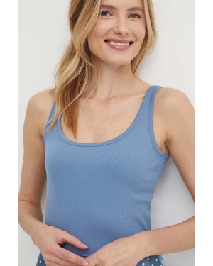 Lauren Ralph Lauren top damski kolor niebieski