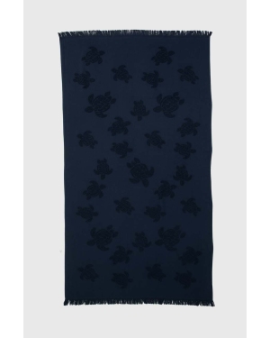 Vilebrequin ręcznik bawełniany SANTAH kolor granatowy STHU1201