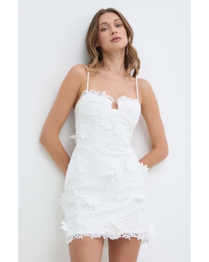 Bardot sukienka BRIAS kolor biały mini rozkloszowana 59118DB
