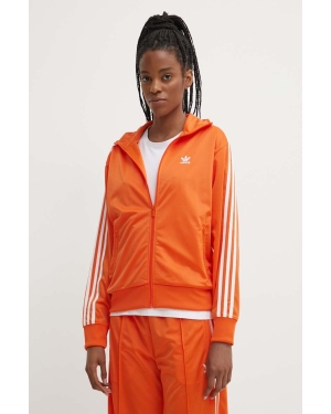 adidas Originals bluza damska kolor pomarańczowy z aplikacją IP0610