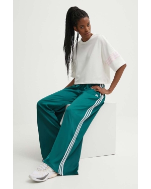 adidas Originals spodnie dresowe kolor zielony z aplikacją IP2960
