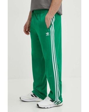 adidas Originals spodnie dresowe kolor zielony z aplikacją IU0768