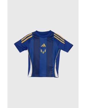 adidas Performance t-shirt dziecięcy MESSI TR JSY Y kolor niebieski wzorzysty
