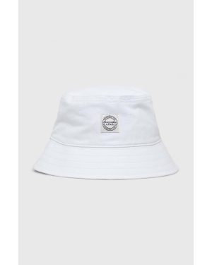Abercrombie & Fitch kapelusz bawełniany kolor biały bawełniany
