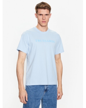 Trussardi T-Shirt 52T00724 Błękitny Regular Fit