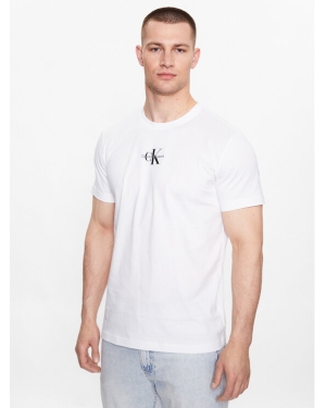 Calvin Klein Jeans T-Shirt J30J323483 Biały Regular Fit