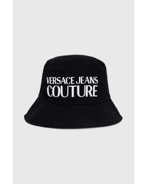 Versace Jeans Couture kapelusz bawełniany kolor czarny bawełniany 76HAZK04 ZG268