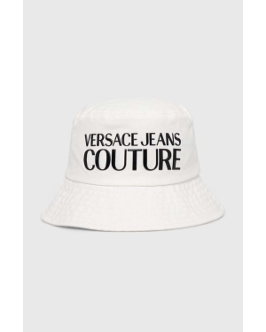 Versace Jeans Couture kapelusz bawełniany kolor biały bawełniany 76HAZK04 ZG268