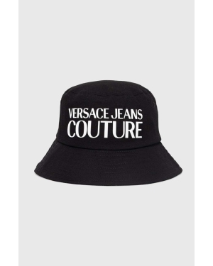 Versace Jeans Couture kapelusz bawełniany kolor czarny bawełniany 76GAZK04 ZG268