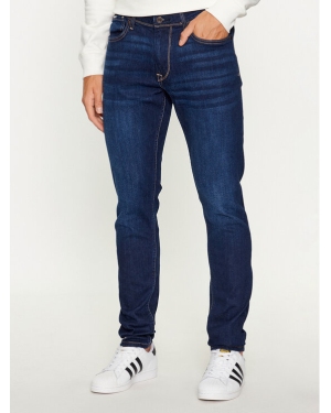 Pepe Jeans Jeansy Finsbury PM206321 Granatowy Skinny Fit