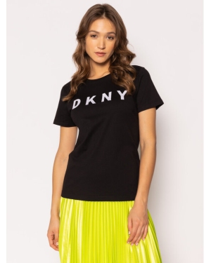 DKNY T-Shirt W3276CNA Czarny Regular Fit