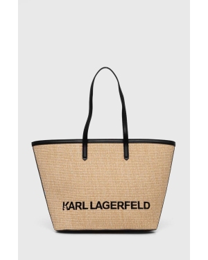 Karl Lagerfeld torebka kolor beżowy
