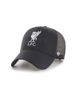 47 brand Czapka Liverpool FC kolor czarny z aplikacją EPL-BRANS04CTP-BKA 47brand