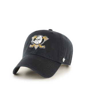 47 brand Czapka z daszkiem NHL Anaheim Ducks kolor czarny z aplikacją