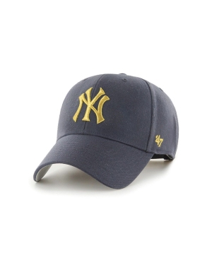 47brand Czapka MLB New York Yankees kolor granatowy z aplikacją