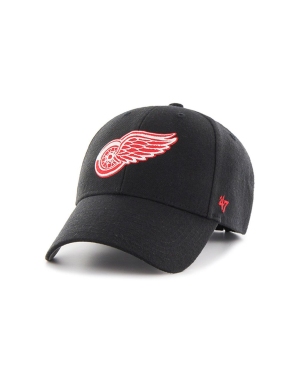 47 brand Czapka NHL Detroit Red Wings kolor czarny z aplikacją