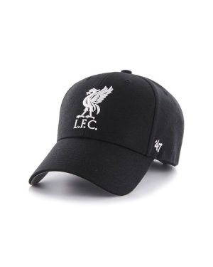 47 brand Czapka EPL Liverpool kolor czarny z aplikacją