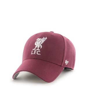 47brand Czapka EPL Liverpool kolor fioletowy z aplikacją