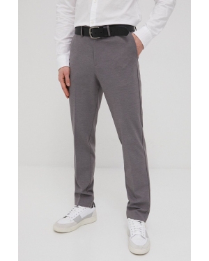 Premium by Jack&Jones spodnie męskie kolor szary dopasowane