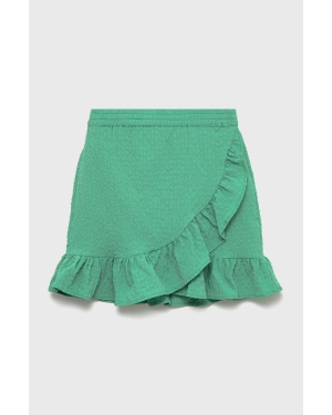 Kids Only spódnica dziecięca kolor zielony mini rozkloszowana
