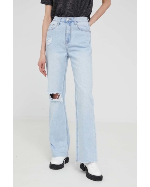 Answear Lab jeansy Premium Jeans answear.LAB X limitowana kolekcja festiwalowa BE BRAVE damskie high waist
