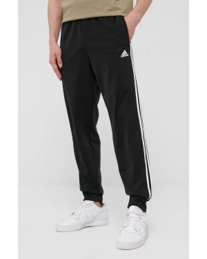 adidas spodnie męskie kolor czarny z aplikacją H46105