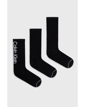 Calvin Klein Skarpetki (3-pack) męskie kolor czarny