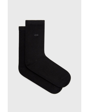 Calvin Klein skarpetki (2-pack) damskie kolor czarny