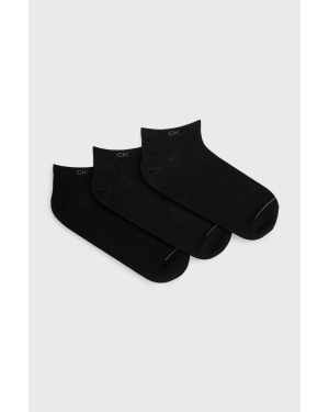 Calvin Klein Skarpetki (3-pack) męskie kolor czarny 701218718