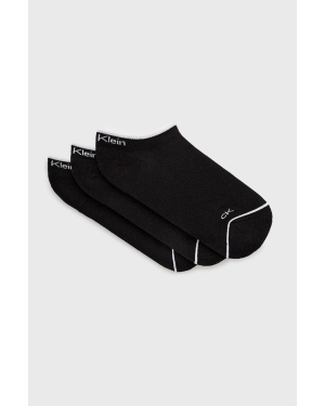 Calvin Klein Skarpetki (3-pack) damskie kolor czarny
