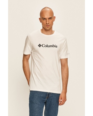 Columbia t-shirt męski kolor biały 1680053-014