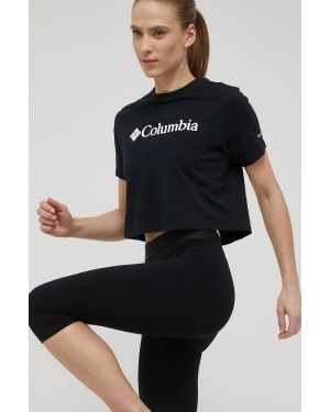Columbia t-shirt bawełniany North Cascades kolor granatowy 1930051