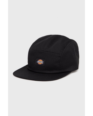 Dickies czapka kolor czarny gładka DK0A4XC1BLK-BLACK