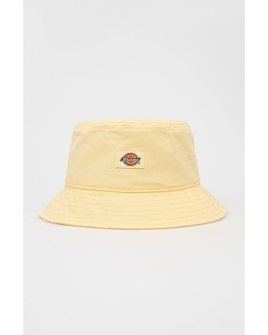 Dickies kapelusz bawełniany kolor żółty bawełniany
