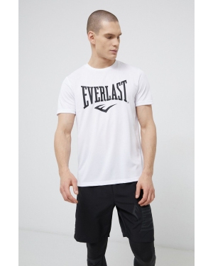 Everlast T-shirt kolor biały z nadrukiem