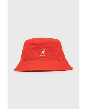 Kangol kapelusz bawełniany kolor czerwony bawełniany