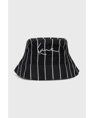 Karl Kani kapelusz bawełniany kolor czarny bawełniany KAHW02100102-black