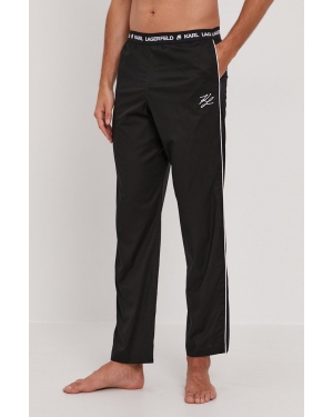 Karl Lagerfeld Spodnie piżamowe 211M2121 męskie kolor czarny z nadrukiem
