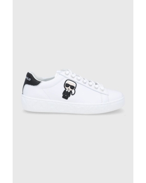 Karl Lagerfeld buty skórzane KUPSOLE III KL61030A.011 kolor biały
