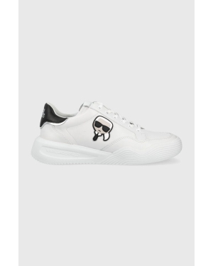 Karl Lagerfeld sneakersy skórzane KAPRI RUN KL52830.011 kolor biały