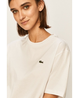 Lacoste t-shirt bawełniany kolor biały TF5441-001