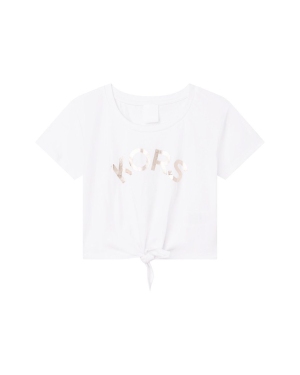 Michael Kors t-shirt bawełniany dziecięcy R15114.102.108 kolor biały