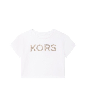 Michael Kors t-shirt bawełniany dziecięcy R15112.114.150 kolor biały