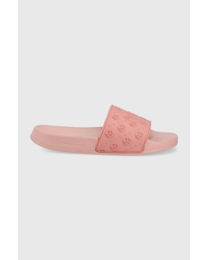 Pepe Jeans klapki slider sport damskie kolor różowy