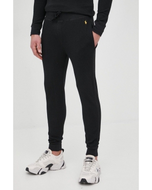 Polo Ralph Lauren spodnie 714830285007 męskie kolor czarny gładkie