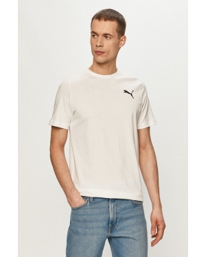 Puma t-shirt bawełniany kolor biały 586668