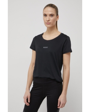 Roxy t-shirt damski kolor czarny