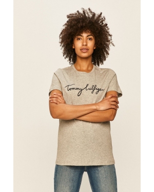 Tommy Hilfiger t-shirt bawełniany kolor szary WW0WW24967