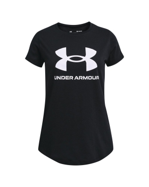 Under Armour t-shirt dziecięcy 1361182 kolor czarny