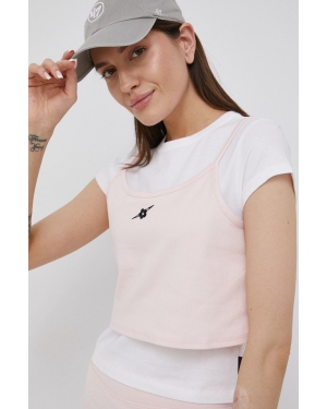 Vans t-shirt X SANDY LIANG damski kolor różowy VN0A7RLGKBS1-SANDYLIANG